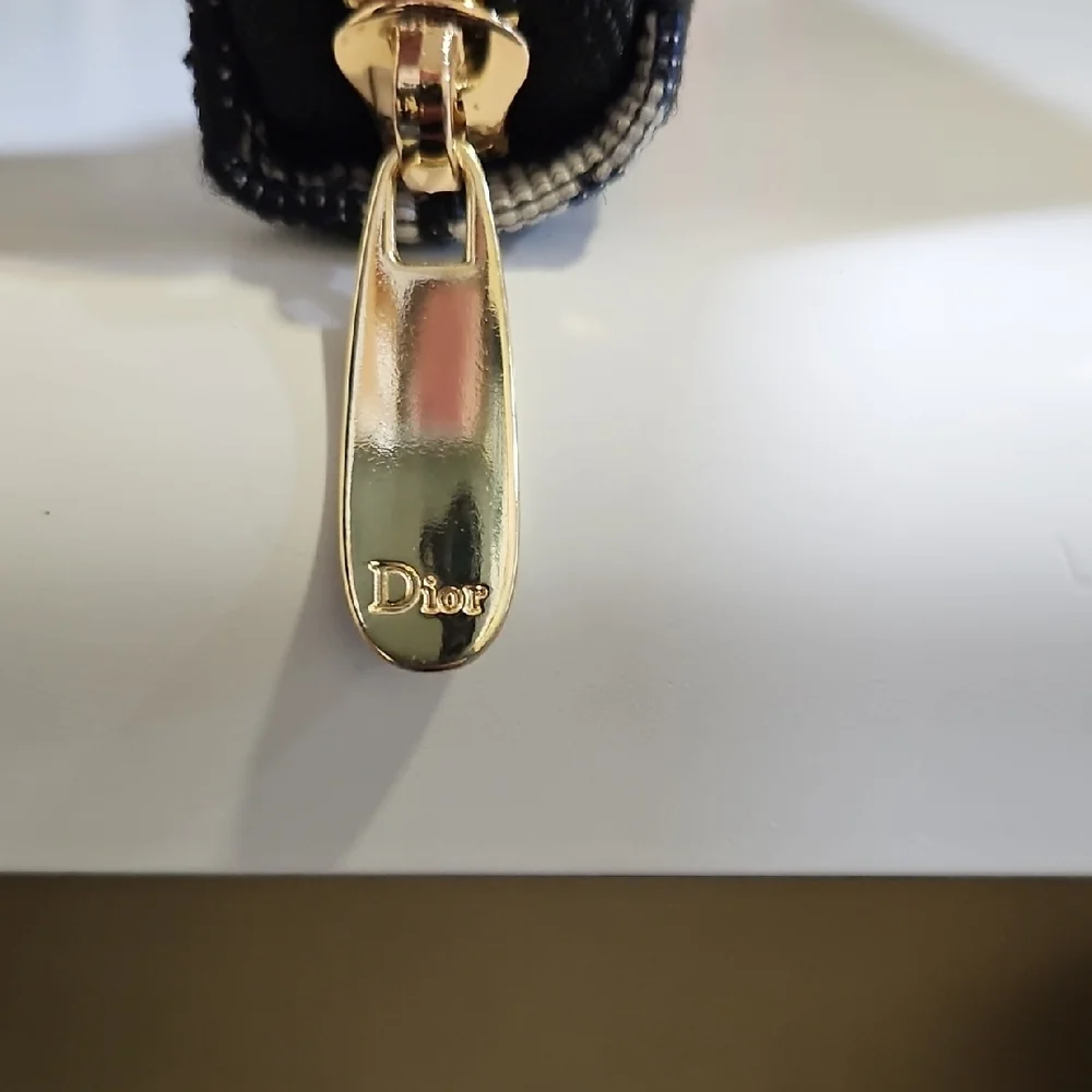 Dior Monogram Black and Cream Wallet